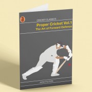 Proper Cricket Greetings Card