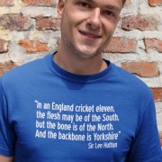 Sir Len Hutton "The Backbone Is Yorkshire" Quote T-Shirt