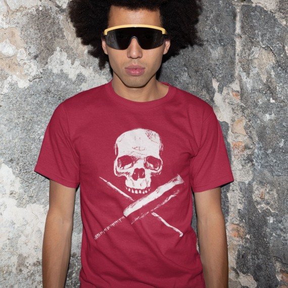 Bat with skull - T-shirt