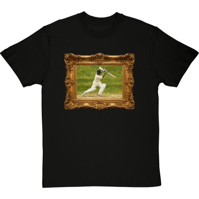 Cover Drive Oil Painting