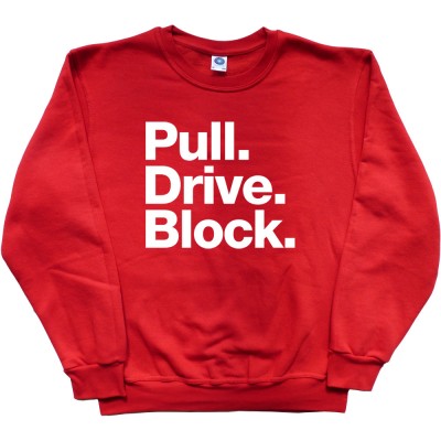 Pull. Drive. Block.