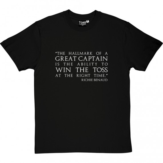 Richie Benaud "Great Captain" Quote T-Shirt