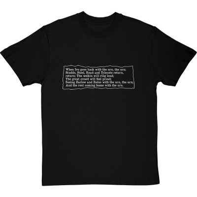 The Ashes Urn Text