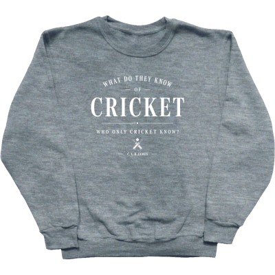What Do They Know Of Cricket, Who Only Cricket Know?