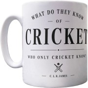 What Do They Know Of Cricket, Who Only Cricket Know? Ceramic Mug