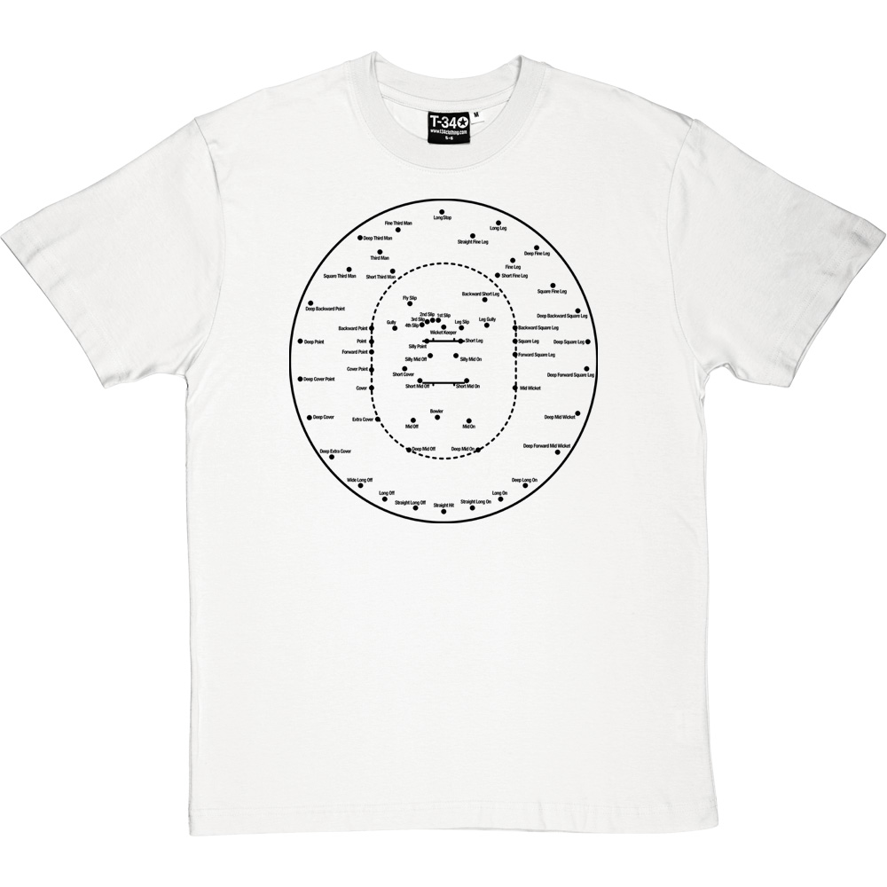cricket positions t shirt